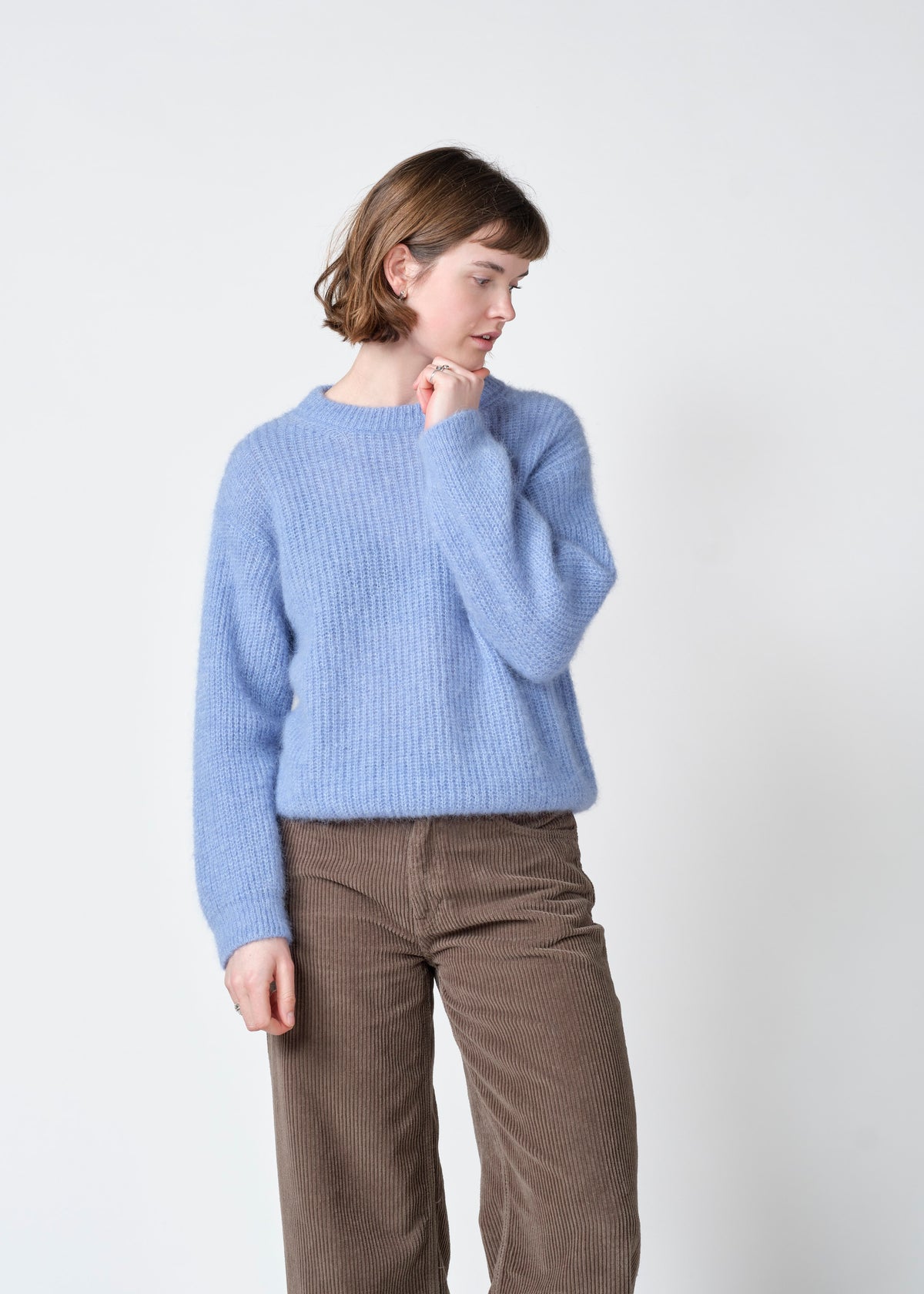 Klitmøller Collective ApS Willow knit Knitted sweaters Light blue
