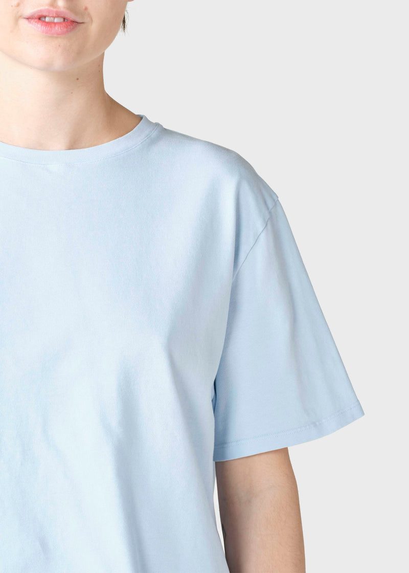Klitmøller Collective ApS Womens boxy tee T-Shirts Light blue