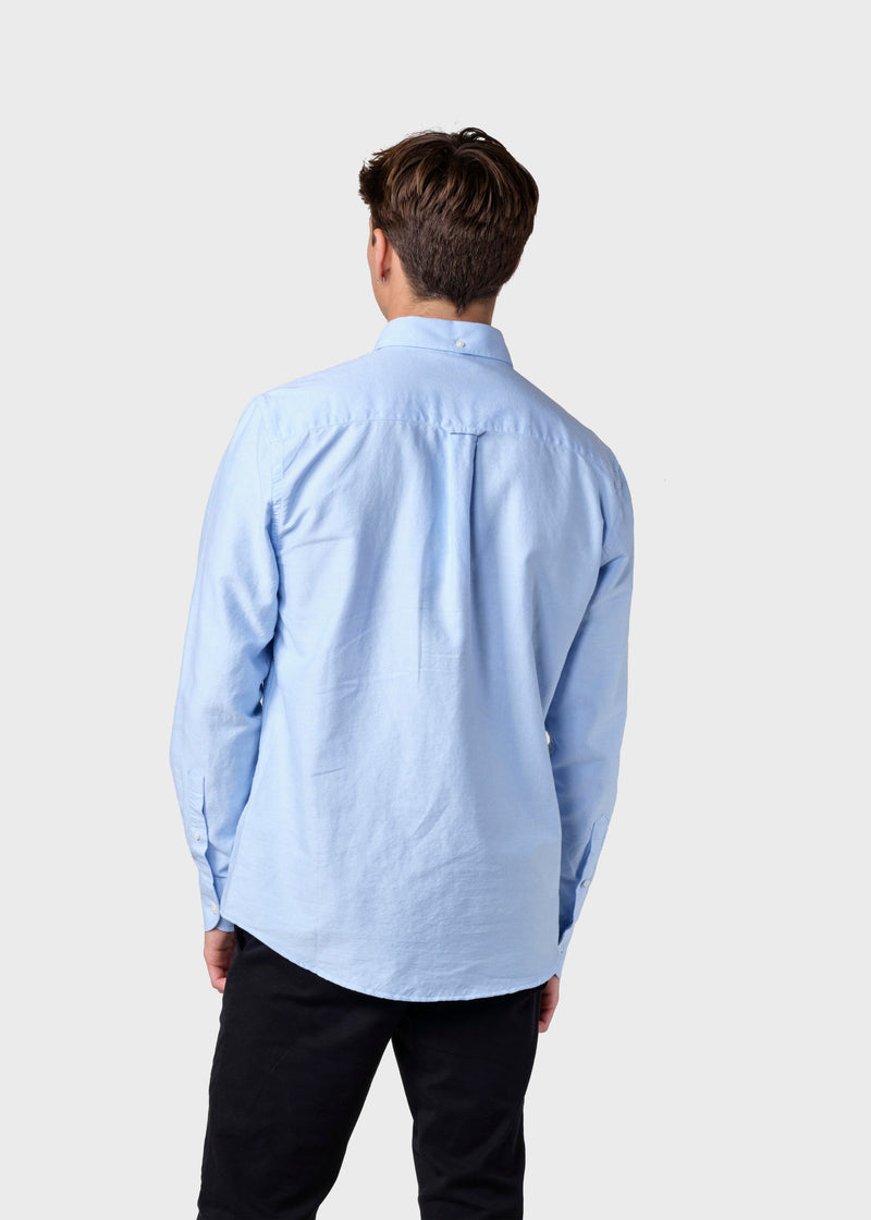 Klitmøller Collective ApS Basic shirt Shirts Blue melange