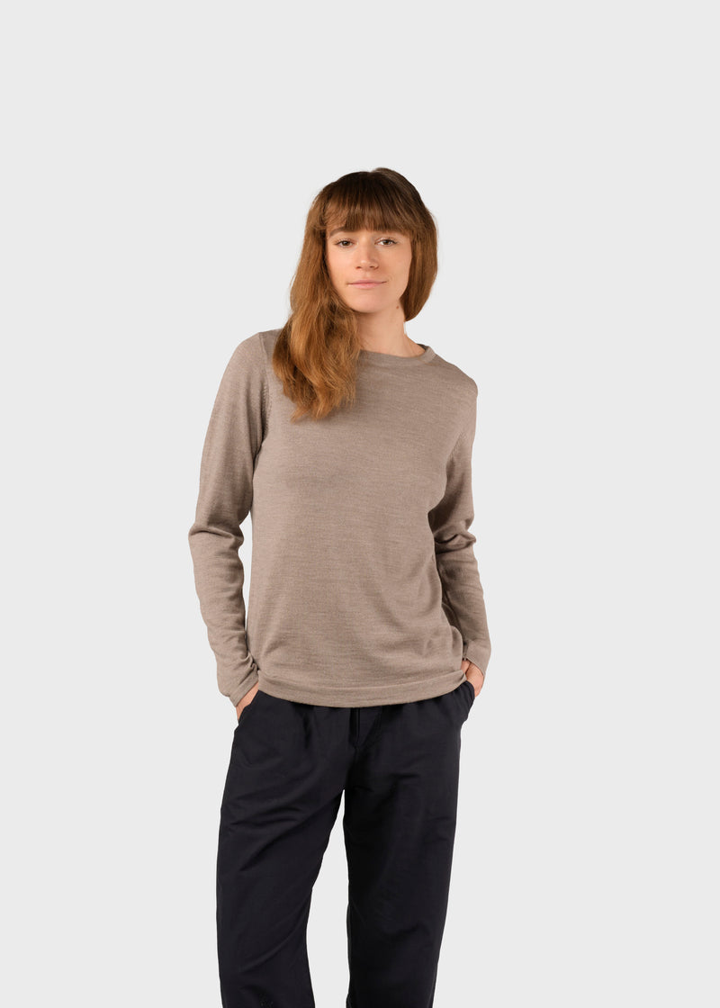 Klitmøller Collective ApS Charlotte knit Knitted sweaters Sand