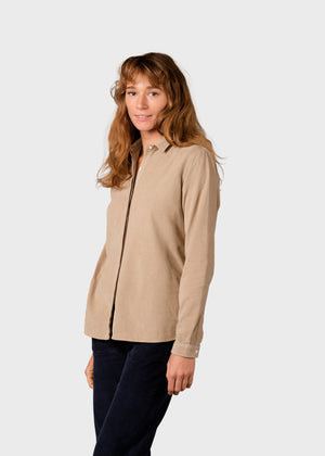 Klitmøller Collective ApS Julie corduroy shirt Shirts Sand