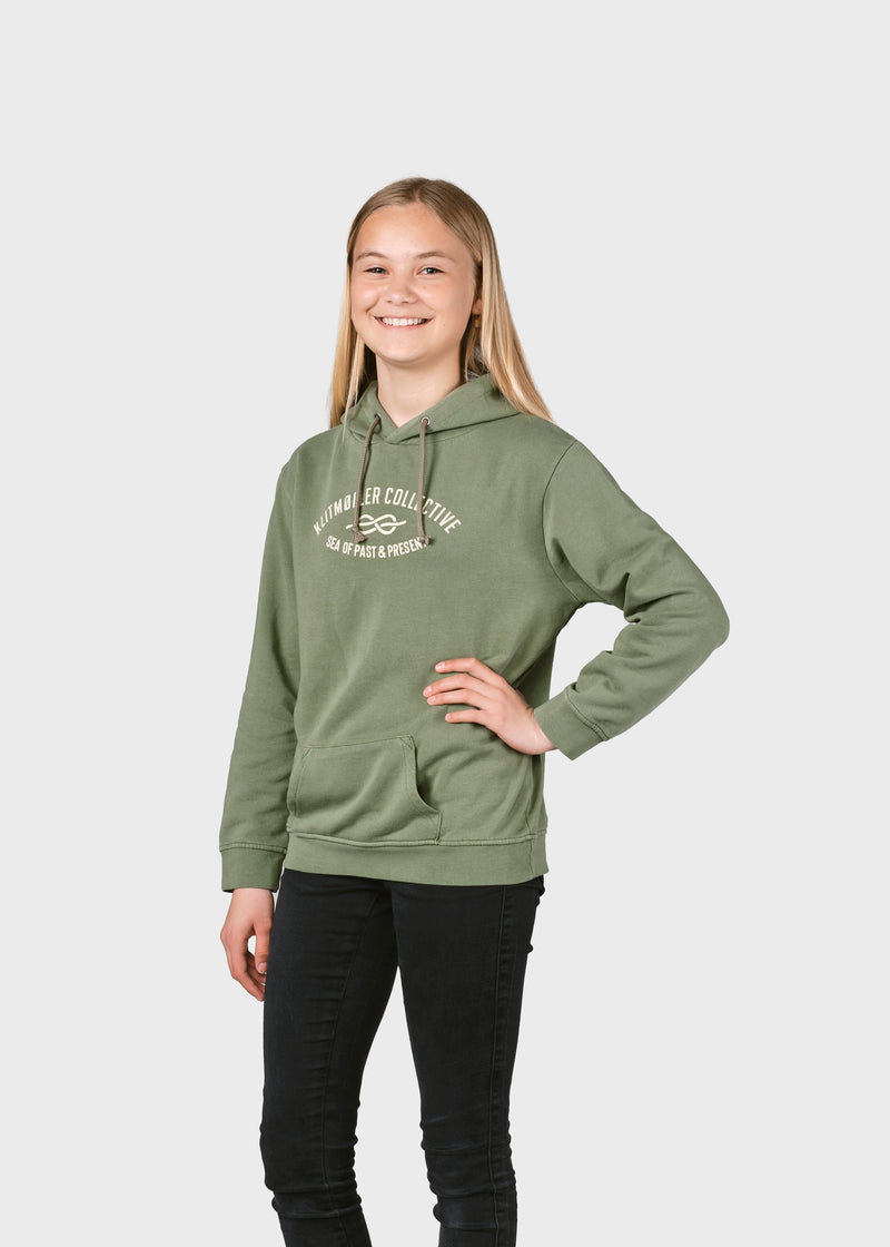 Klitmøller Collective ApS Kids logo eye hoodie Sweatshirts Pale green