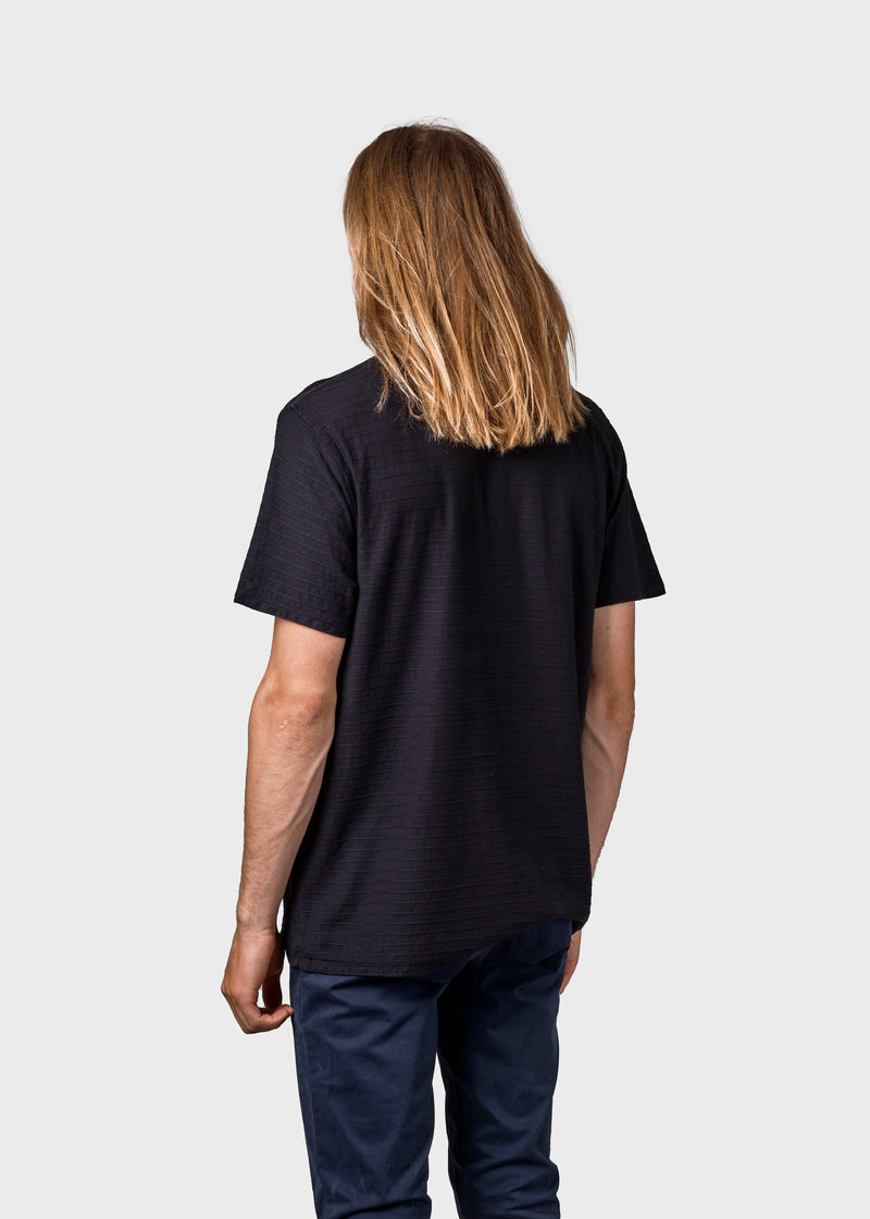 Klitmøller Collective ApS Lauge tee T-Shirts Black