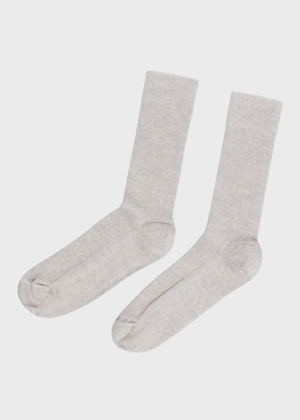 Klitmøller Collective ApS Light merino sock Socks Pastel grey