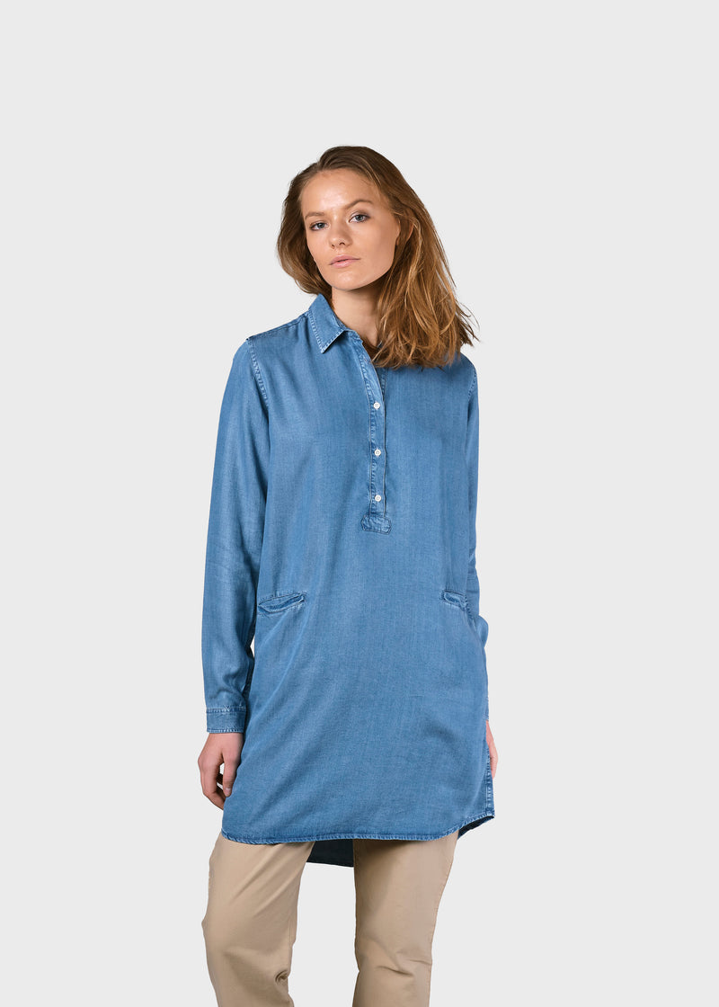 Klitmøller Collective ApS Mathilde chambrey shirt Shirts Light blue