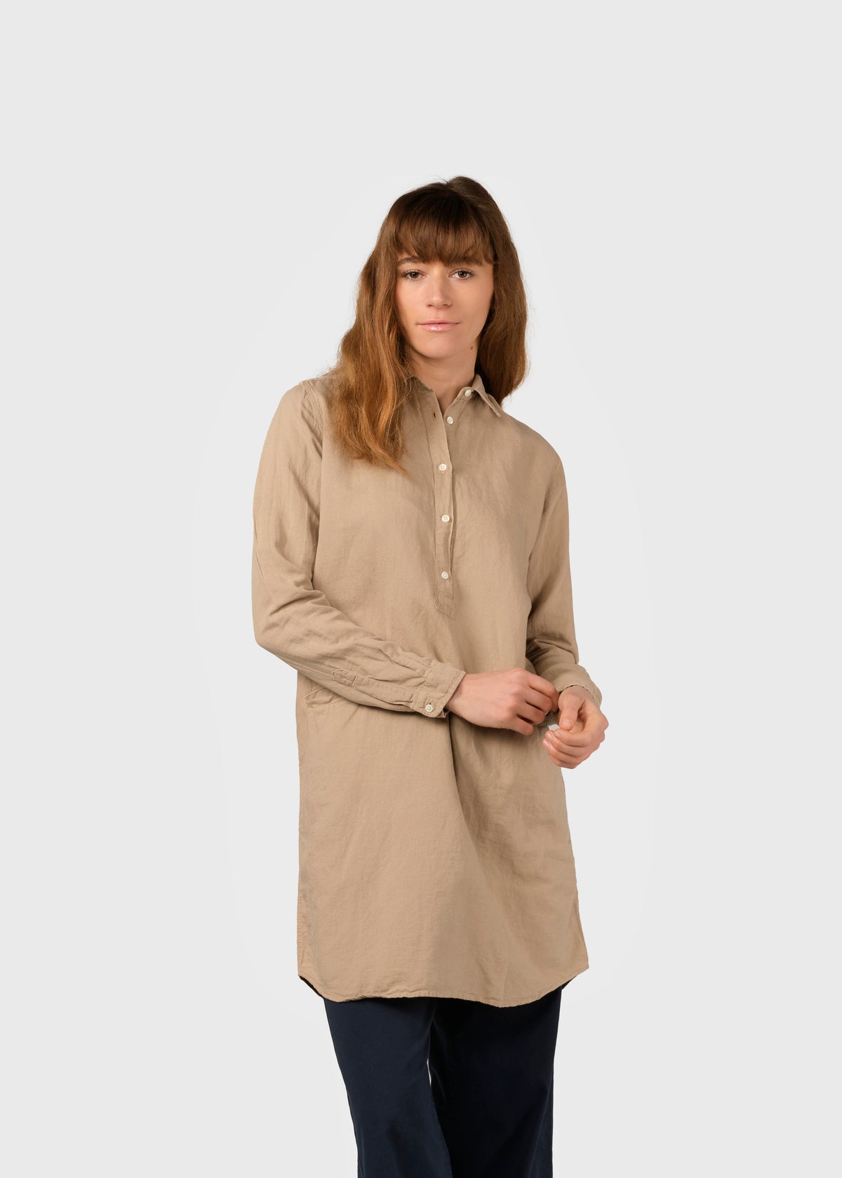 Klitmøller Collective ApS Mathilde linen shirt Shirts Sand