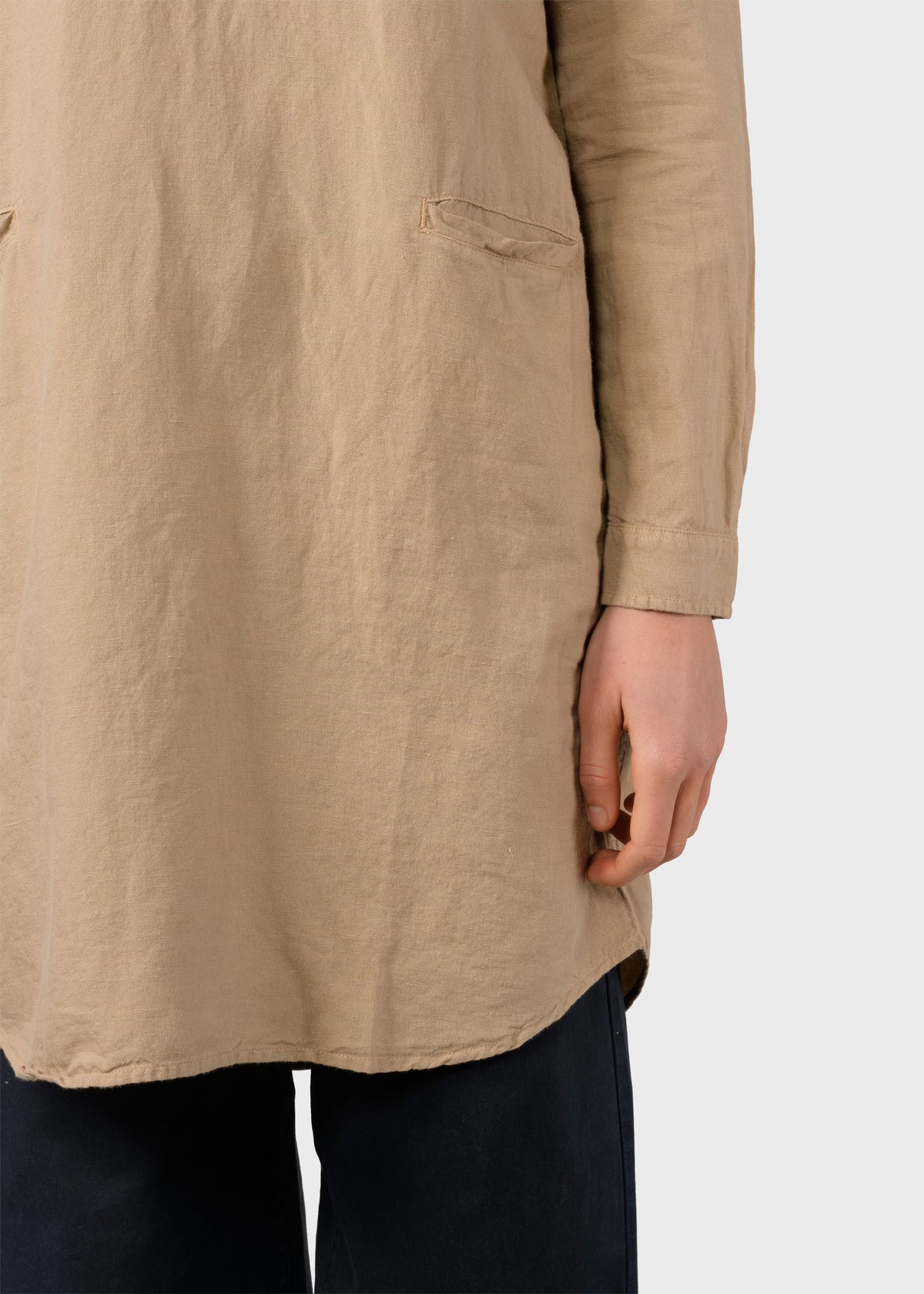 Klitmøller Collective ApS Mathilde linen shirt Shirts Sand