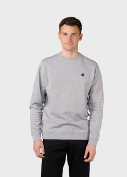 Klitmøller Collective ApS Olaf crew  Sweatshirts Grey melange