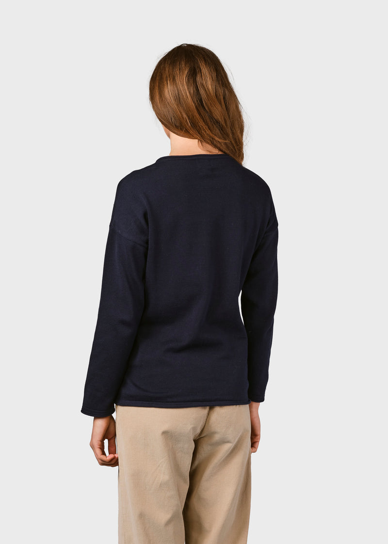 Klitmøller Collective ApS Patricia knit Knitted sweaters Navy
