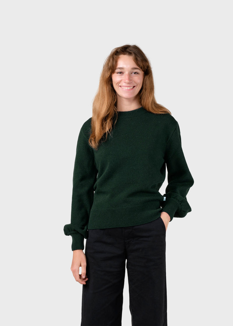 Klitmøller Collective ApS Sabine knit Knitted sweaters Moss Green
