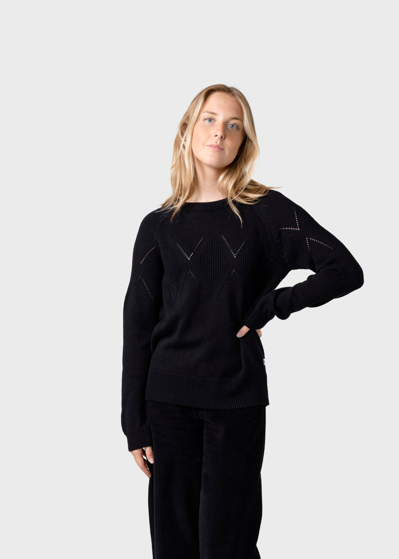 Klitmøller Collective ApS Thyra knit  Knitted sweaters Black