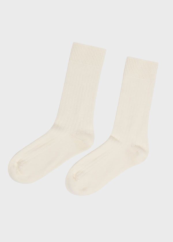 Klitmøller Collective ApS Wool sock Socks Cream